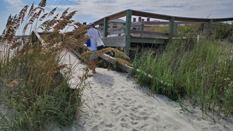 this boardwalk provides access to the VV one of our best vacation rentals in Kiawah Island